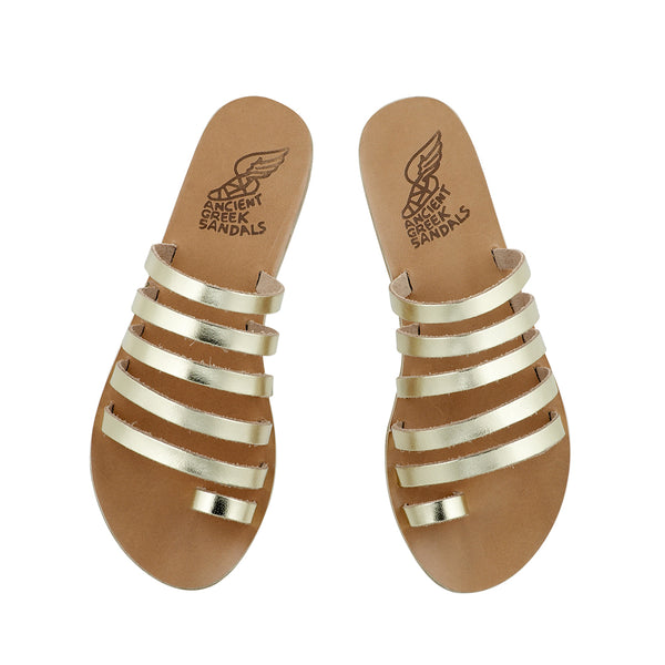 Ancient Greek Sandals Niki Platinum