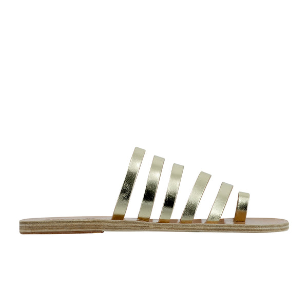ancient greek sandals Niki Platinum