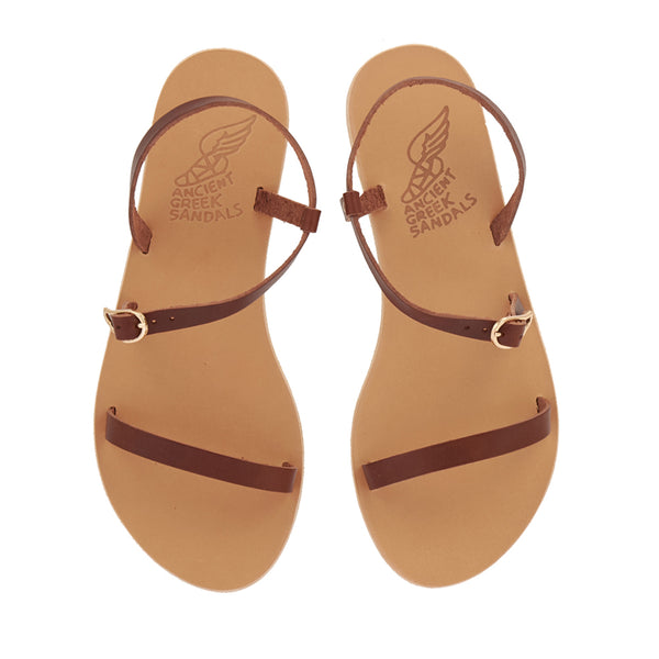 Ancient Greek Sandals Niove Chestnut
