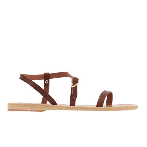 ancient greek sandals Niove Chestnut