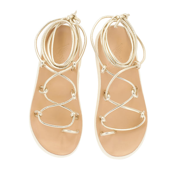 Ancient Greek Sandals Nisi Platinum