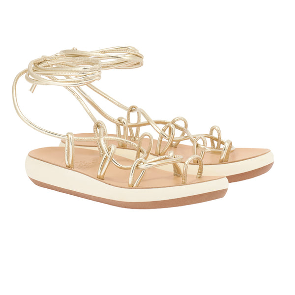 Ancient Greek Sandals Nisi Platinum