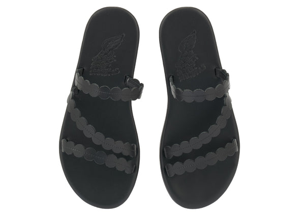 Ancient Greek Sandals Oceanis Black