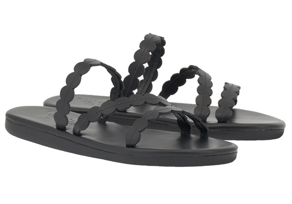 Ancient Greek Sandals Oceanis Black