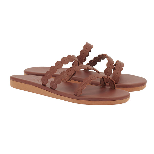 Ancient Greek Sandals Oceanis Chestnut