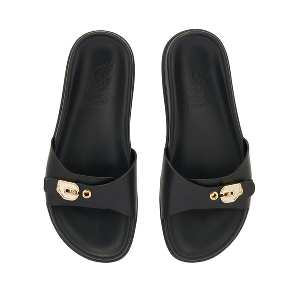 Ancient Greek Sandals Odi Black