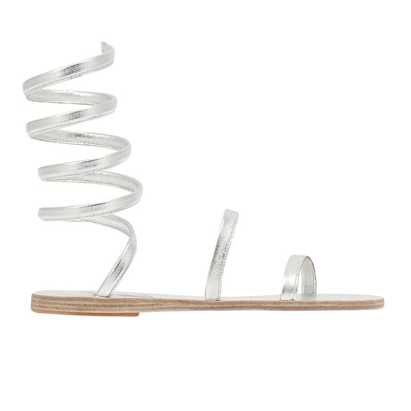 ancient greek sandals Ofis All Silver