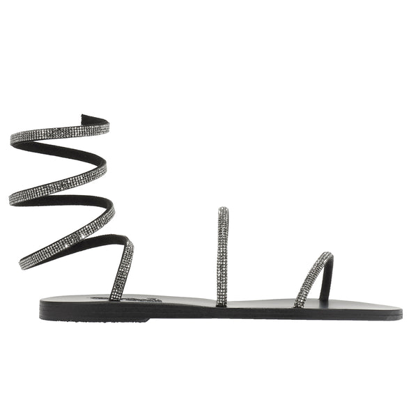 ancient greek sandals Ofis low Anthracite