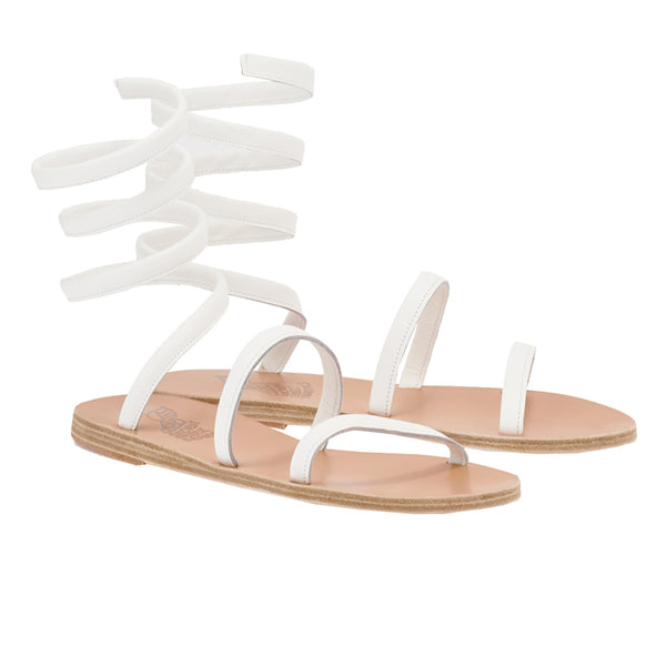 Ancient Greek Sandals Ofis White