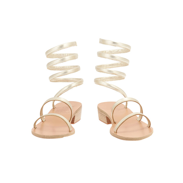 Ancient Greek Sandals Ohia Heel Platinum