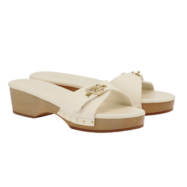 Ancient Greek Sandals Omia Off White