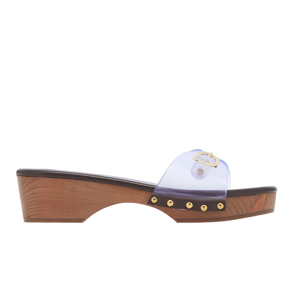 ancient greek sandals Omonia clog jelly Clear