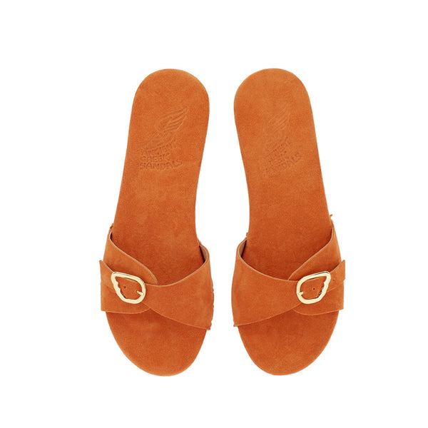 Ancient Greek Sandals Omonia Sabot Orange