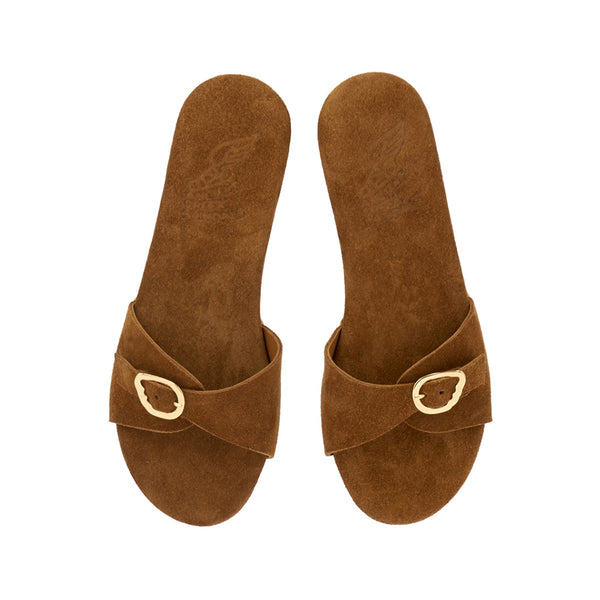 Ancient Greek Sandals Omonia Sabot Tan