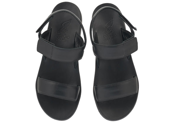 Ancient Greek Sandals Orfeas Black