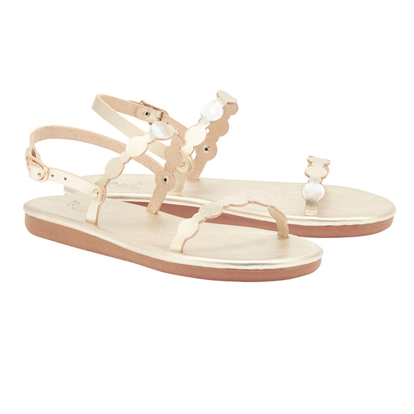 Ancient Greek Sandals Orion Platinum