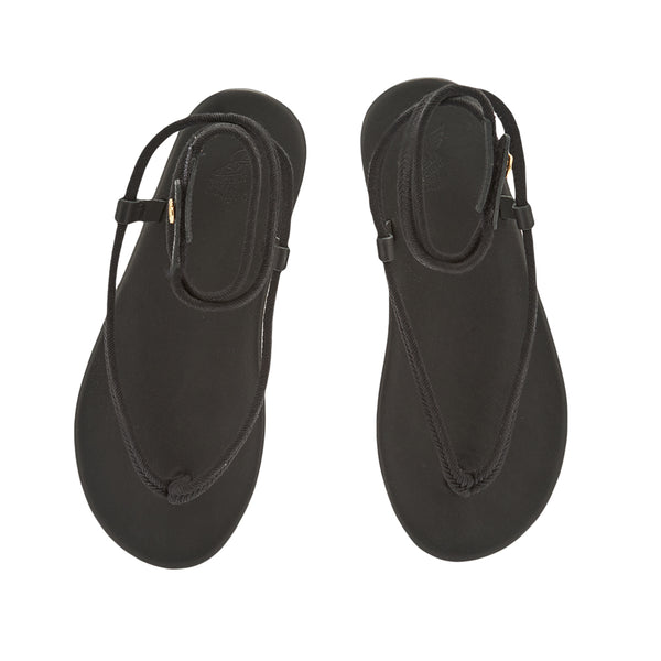 Ancient Greek Sandals Ormi Black