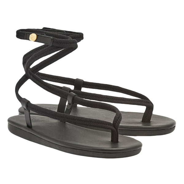Ancient Greek Sandals Ormi Black