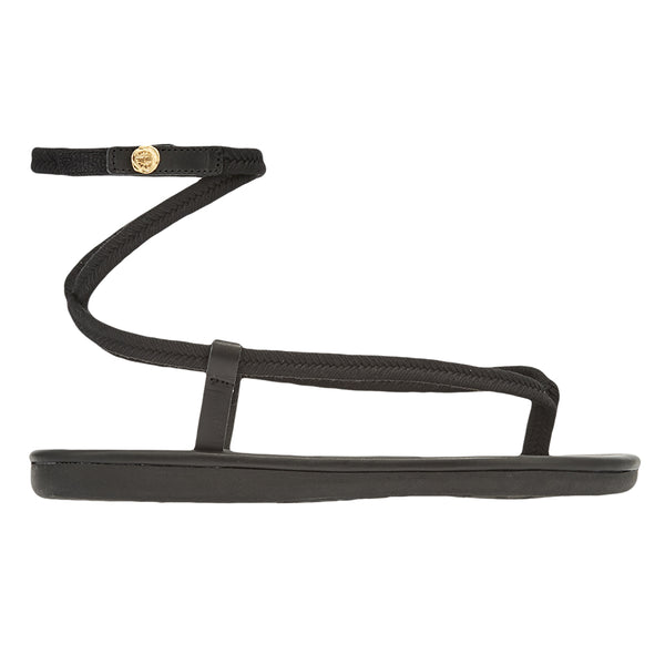 ancient greek sandals Ormi Black