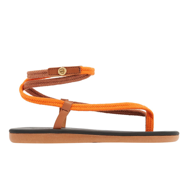 ancient greek sandals Ormi Orange/Tan