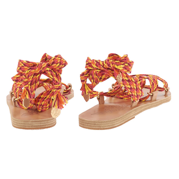 Ancient Greek Sandals Paraskevi Multi Fuchsia