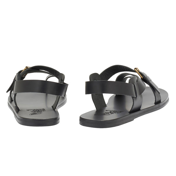 Ancient Greek Sandals Paris Black