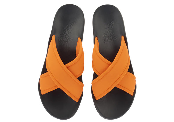 Ancient Greek Sandals Paris Orange