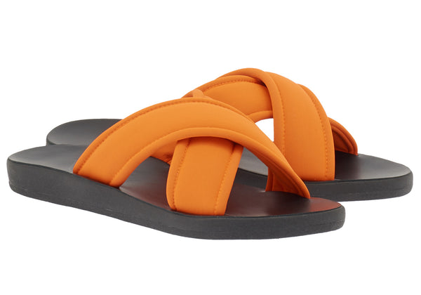 Ancient Greek Sandals Paris Orange
