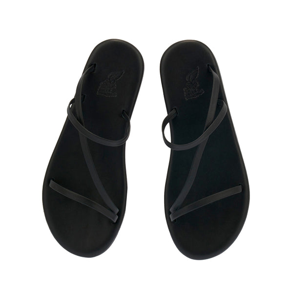 Ancient Greek Sandals Parthena Black