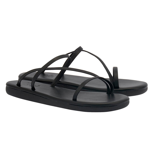 Ancient Greek Sandals Parthena Black