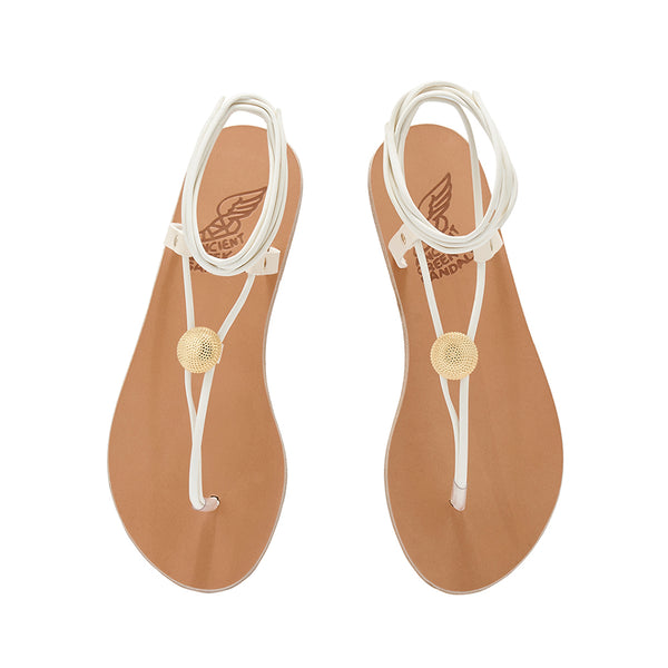 Ancient Greek Sandals Persephone Off White