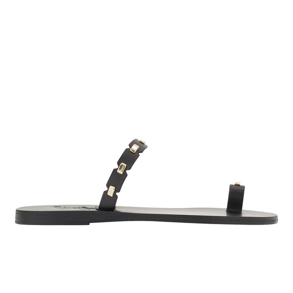 ancient greek sandals Phaedra Black