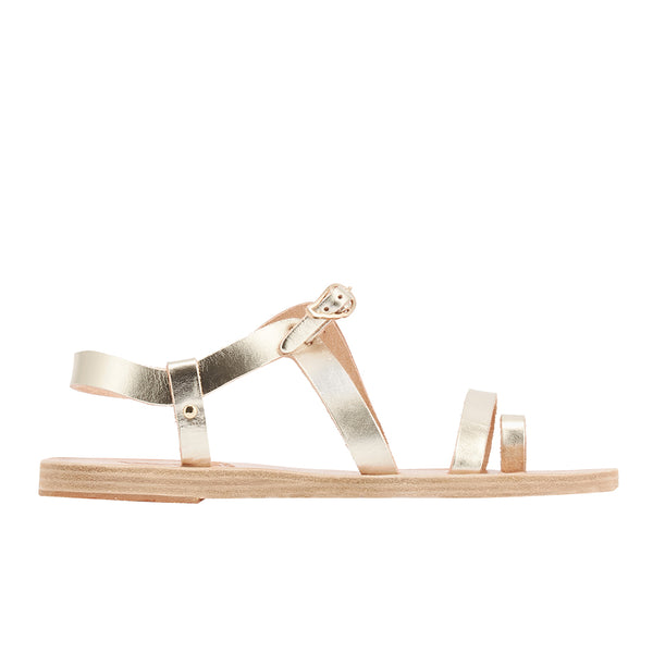 ancient greek sandals Phoebe Platinum