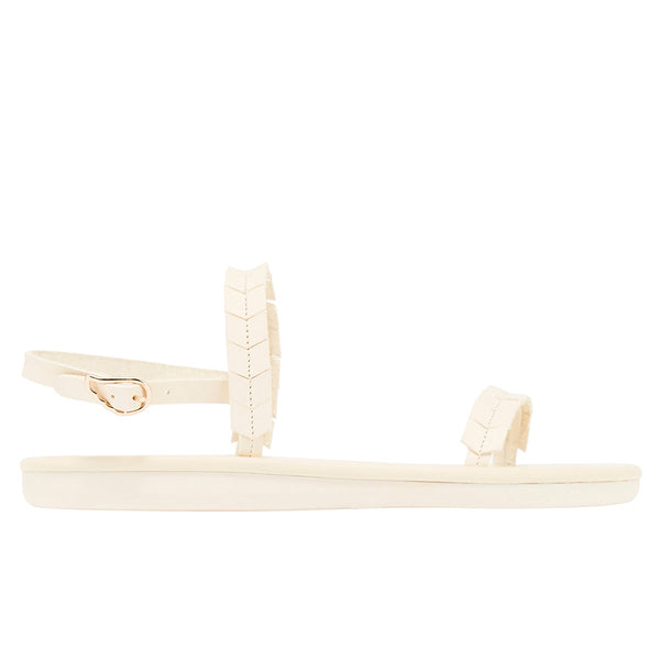 ancient greek sandals Pirgos Off White