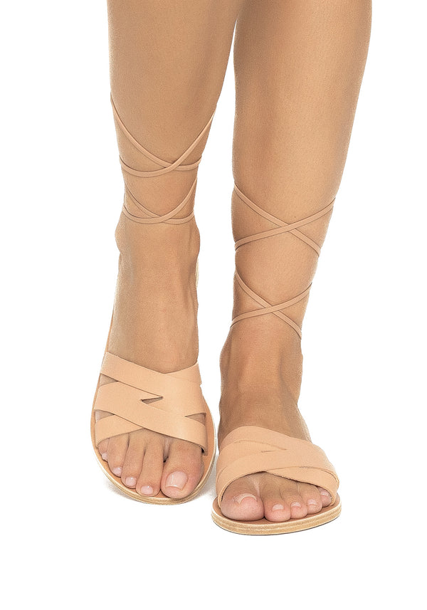 Ancient Greek Sandals Pisida Off White