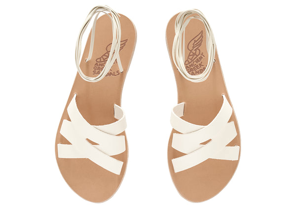 Ancient Greek Sandals Pisida Off White