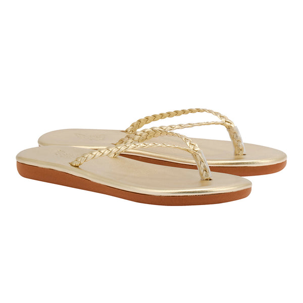 Ancient Greek Sandals Plage ALL PLATINUM
