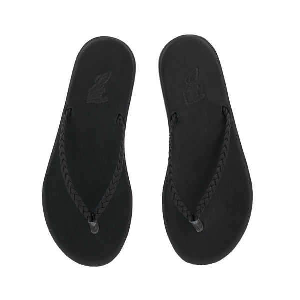 Ancient Greek Sandals Plage Black