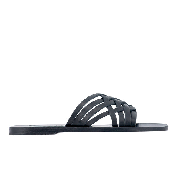 ancient greek sandals Plekti thais Black