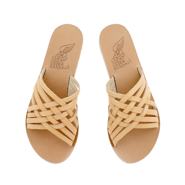 Ancient Greek Sandals Plekti Thais Natural