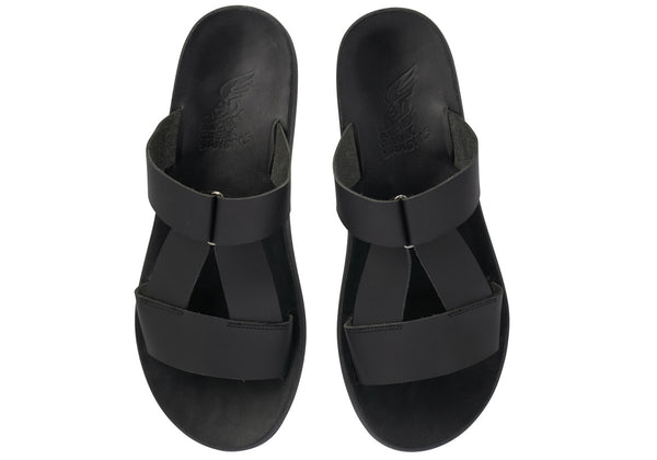 Ancient Greek Sandals Pluto Comfort Black