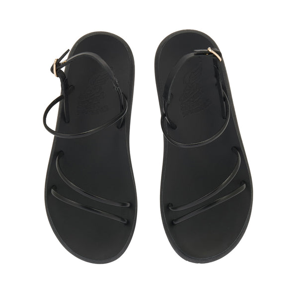 Ancient Greek Sandals Polis Black