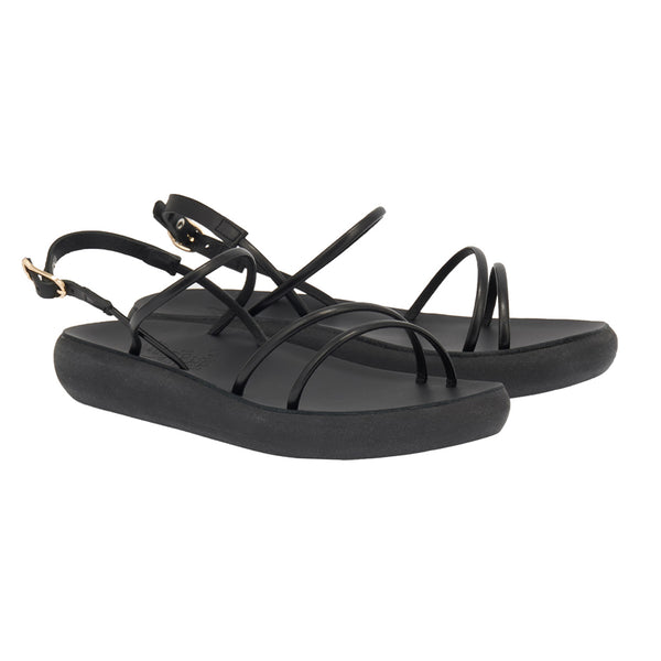 Ancient Greek Sandals Polis Black