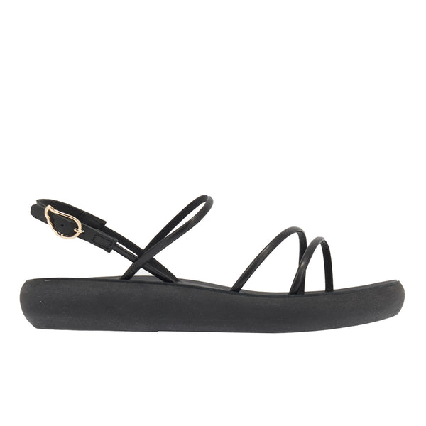 ancient greek sandals Polis Black