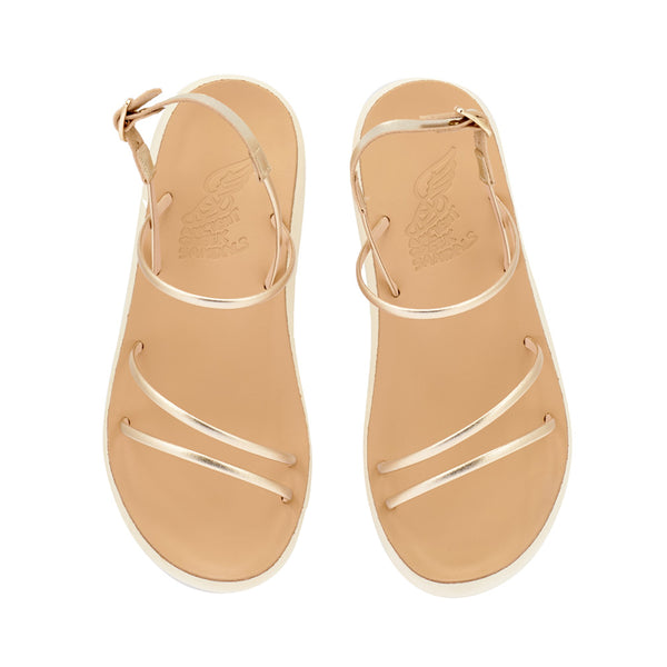 Ancient Greek Sandals Polis Platinum