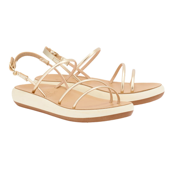 Ancient Greek Sandals Polis Platinum
