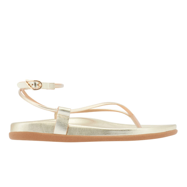 ancient greek sandals Polistra footbed Platinum