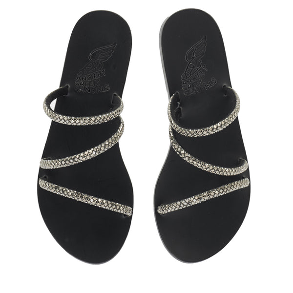 Ancient Greek Sandals Polytimi Black