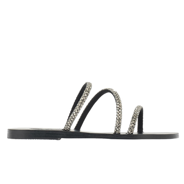 ancient greek sandals Polytimi Black