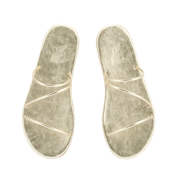 Ancient Greek Sandals Polytimi Flip Flop Platinum